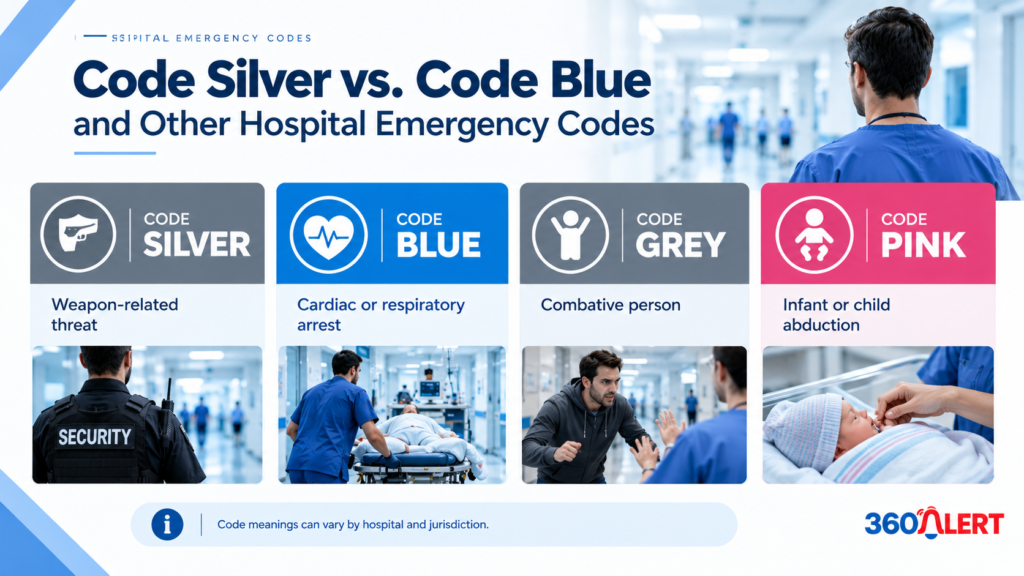 Code Silver vs Code Blue and Other Hospital Emergency Codes