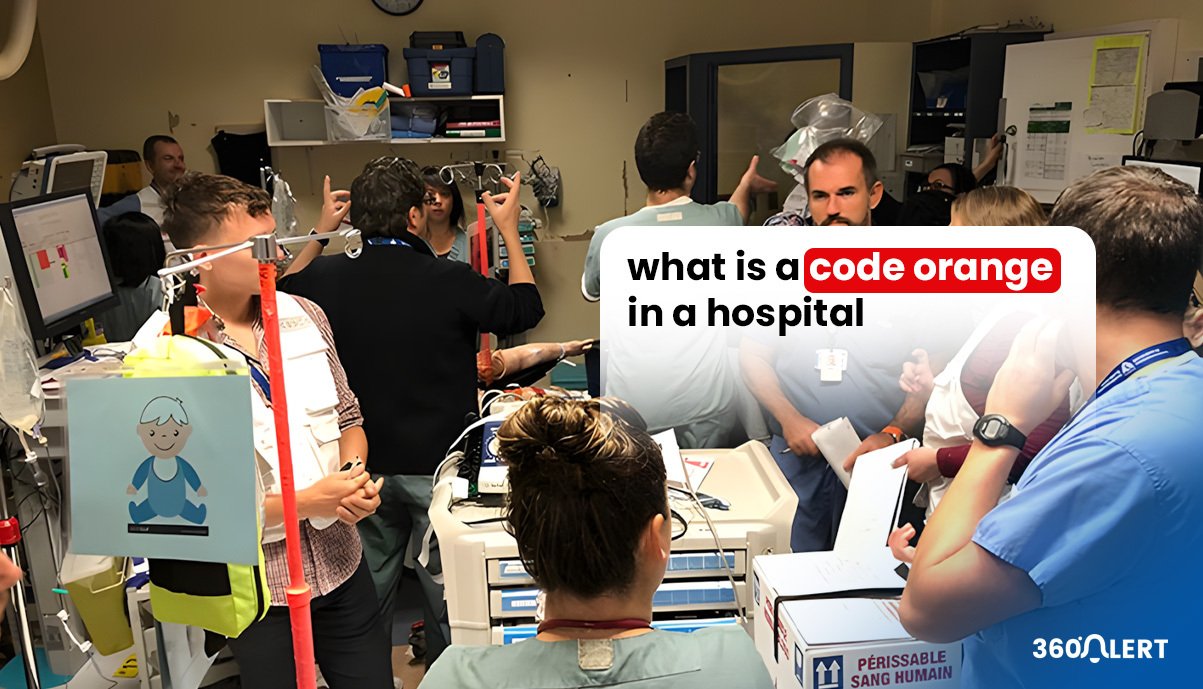 what is a code orange in a hospital