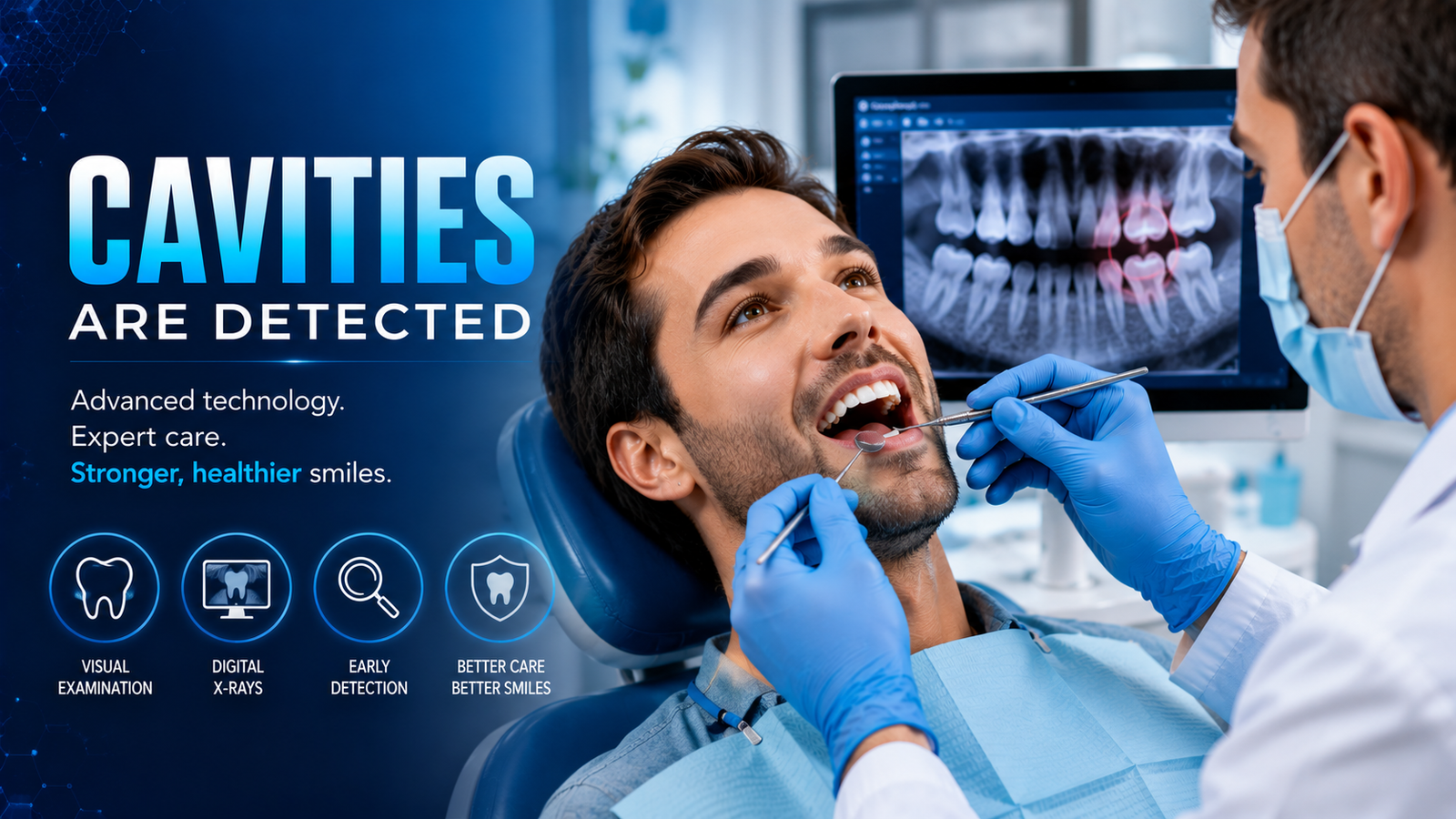 What does a cavity look like