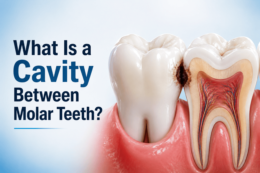 Cavity Between Molar Teeth