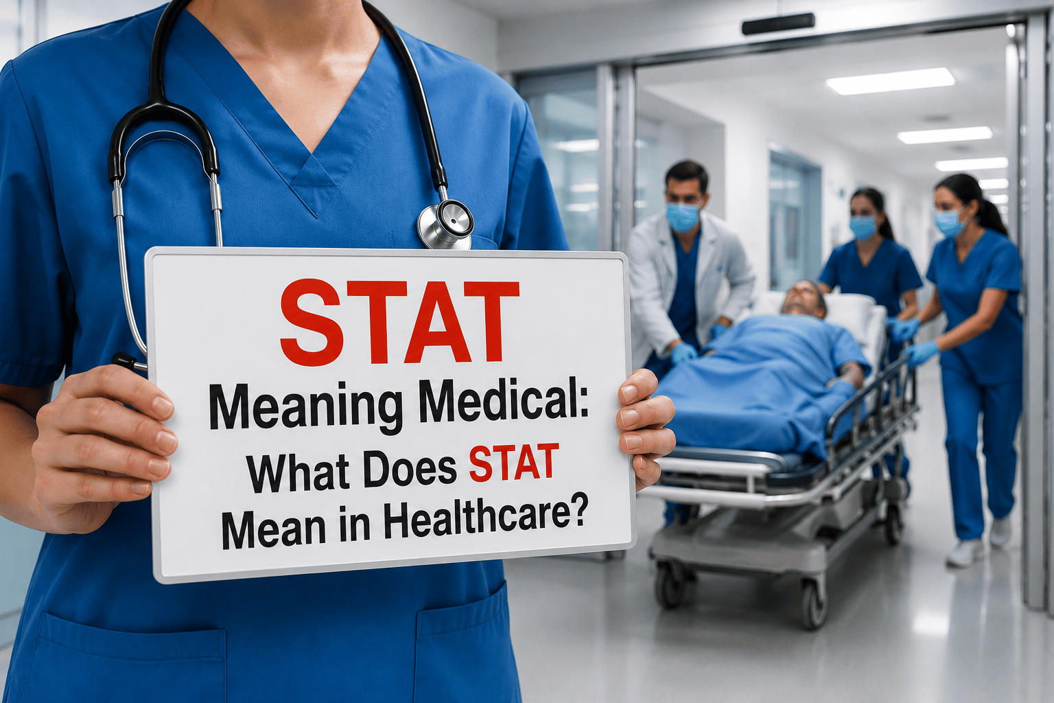 STAT meaning medical