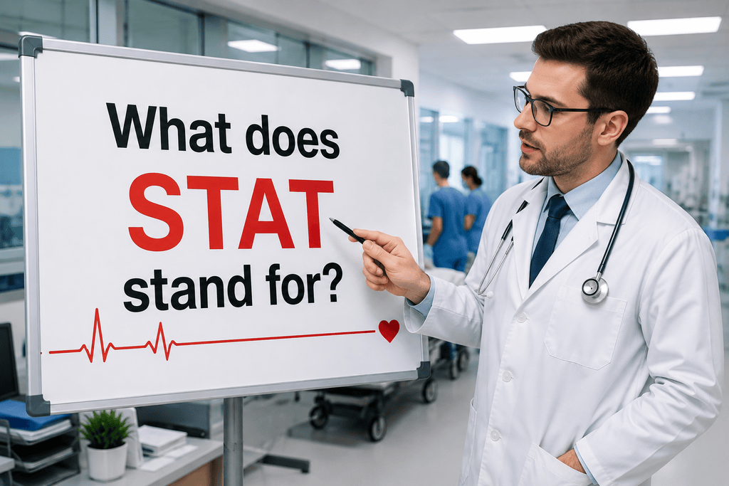 STAT meaning medical