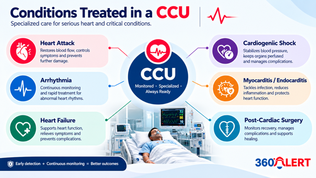 Conditions Treated in a CCU