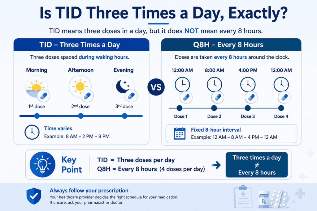 Is TID Three Times a Day, Exactly