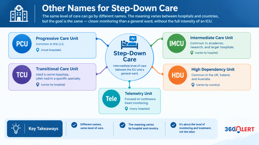Other Names: PCU, IMCU, TCU, and HDU