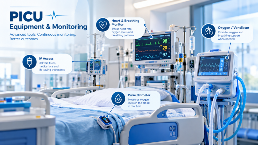 PICU Equipment and Monitoring