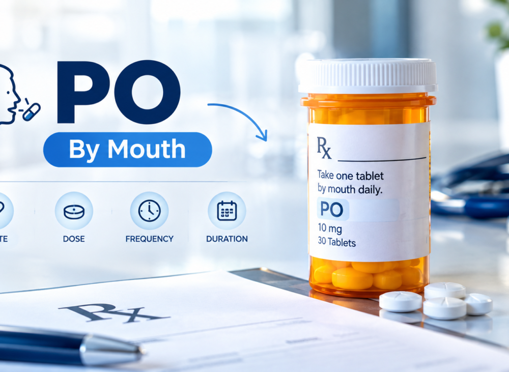 PO Medical Abbreviation What By Mouth Means on a Prescription