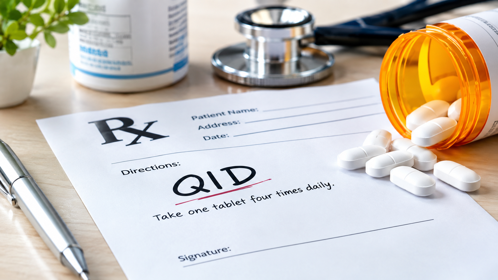 QID Meaning What Does QID Mean on a Prescription