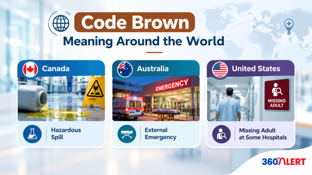 Code Brown Hospital Meaning by Country