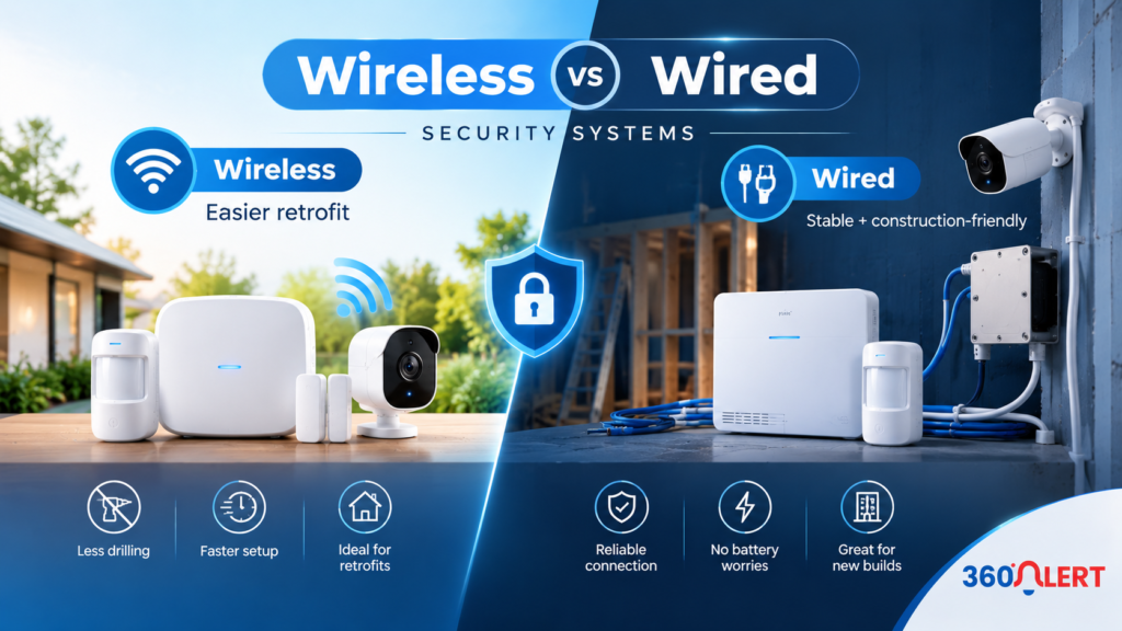 Wired vs Wireless Security System Installation